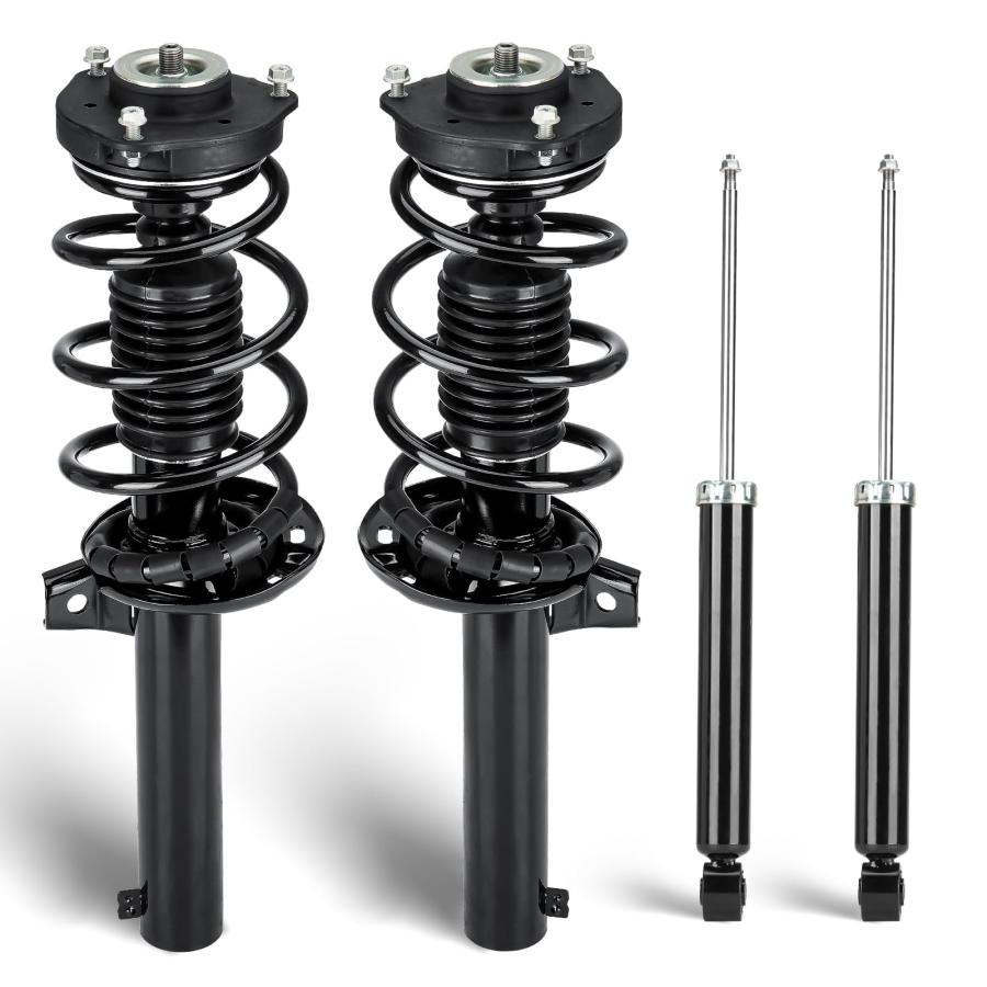 【並行輸入品】 Front and Rear Struts Assembly Shock Absorber w/Coil Spring Fit_2
