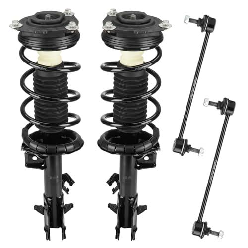 【並行輸入品】フロントコイルスプリング ストラット\u0026スタビライザー スウェイバーリンク 2009 2014 日産キューブ 2007 2012 日の画像