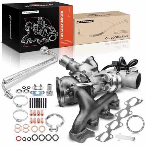 A Premium Turbocharger with Installation Kits & Turbo Oil Feed L 並行輸入品の画像