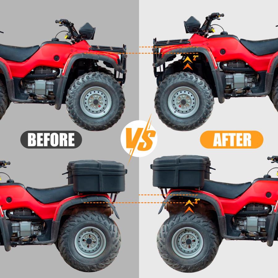 JERBOR 高耐久 2インチ フロント\u0026リア ATVリフトキットセット ホンダ TRX450 フォアマン 1998 2004 J 並行輸入品の画像