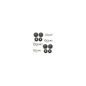 RITZ INDUSTRIAL 5 on 4.5 Trailer Hub Drum Kits with 10"X2 1/4" E 並行輸入品