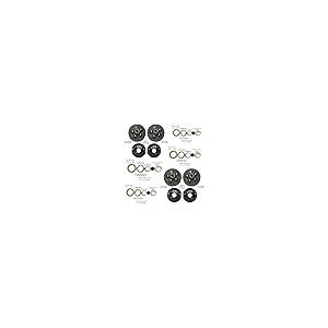 RITZ INDUSTRIAL 5 on 4.5 Trailer Hub Drum Kits with 10"X2 1/4" E 並行輸入品