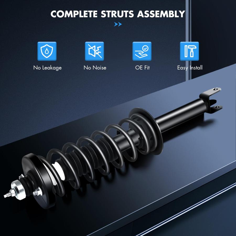 【並行輸入品】 ASAPE Rear Complete Strut Assembly Fit for 2013 2017 for Honda fの画像