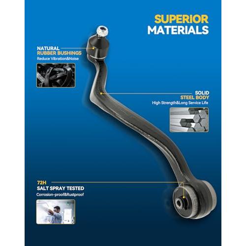 PHILTOP Front Lower Control Arms Fit for Fusion 2007 2012， Milan 並行輸入品_4