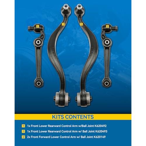 PHILTOP Front Lower Control Arms Fit for Fusion 2007 2012， Milan 並行輸入品_7