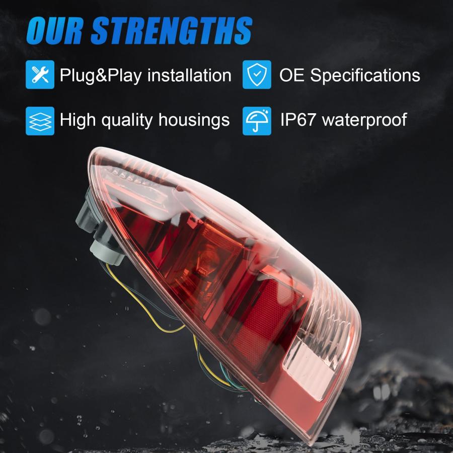 【並行輸入品】 SHELITA Tail Light Assembly Compatible with Toyota Tacoma Pickup_6