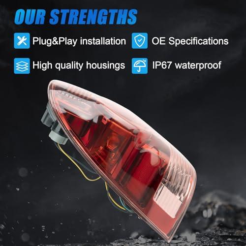 【並行輸入品】 SHELITA Tail Light Assembly Compatible with Toyota Tacoma Pickup_7