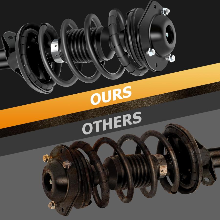 ASAPE 2PCS Front Complete Struts Assembly w/Coil Spring Fit for  並行輸入品の画像
