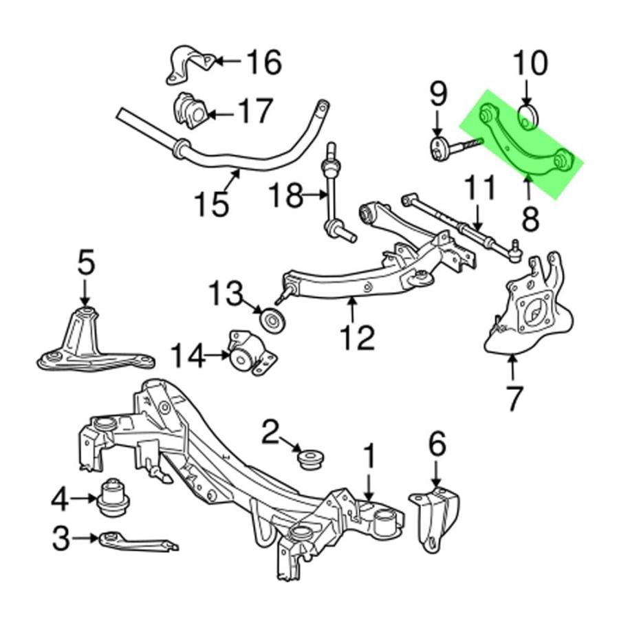 【並行輸入品】 Rocar RC RCA0048 Rear Upper Bolt On Style Control Arm (Steel Allの画像