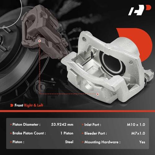 A Premium Disc Brake Calipers Assembly with Bracket Compatible w 並行輸入品の画像