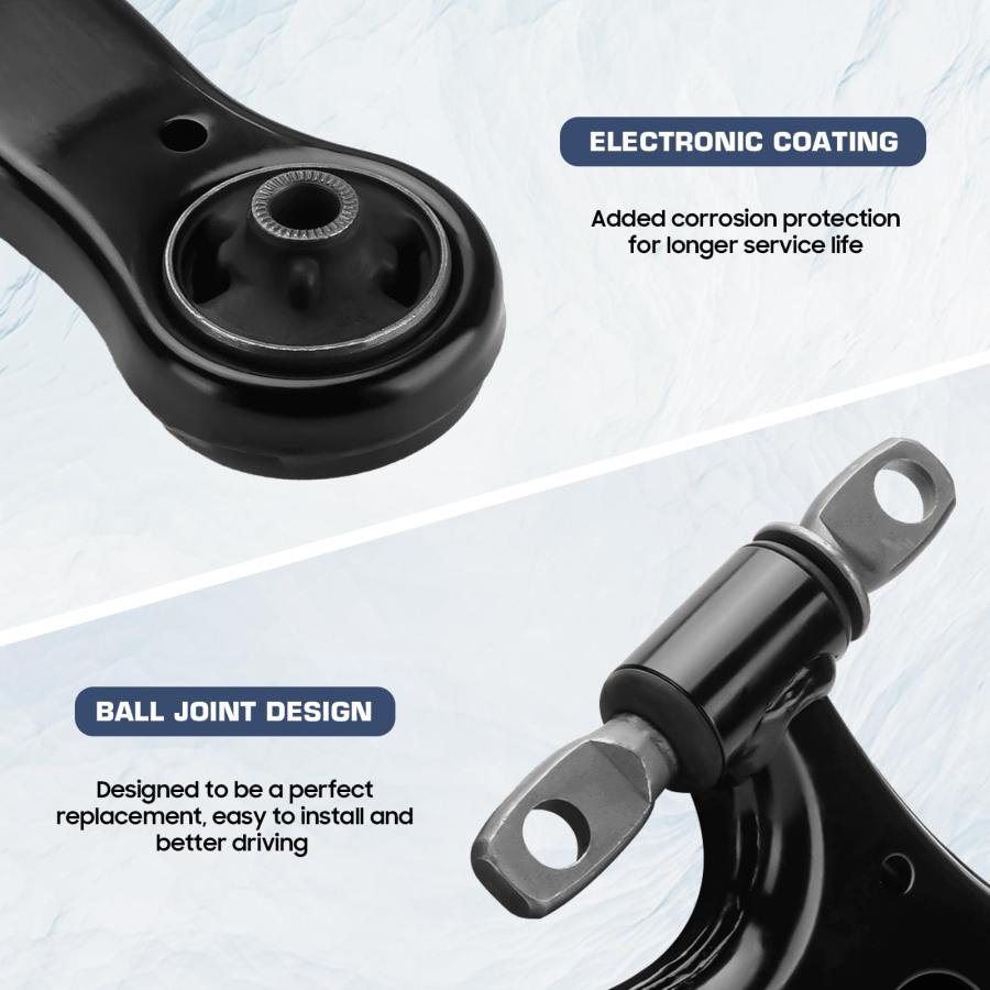 12pc Front Lower Control Arms Suspension Kit Fit for 2007 2011 T 並行輸入品_6