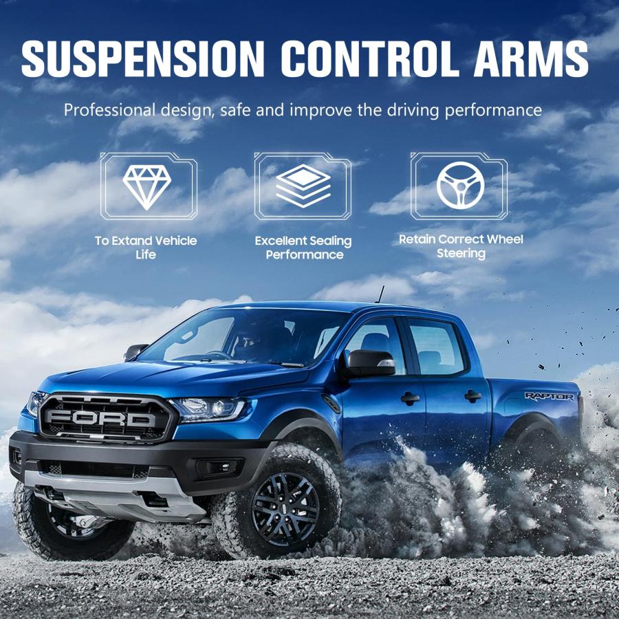 12pc Front Lower Control Arms Suspension Kit Fit for 2007 2011 T 並行輸入品_9