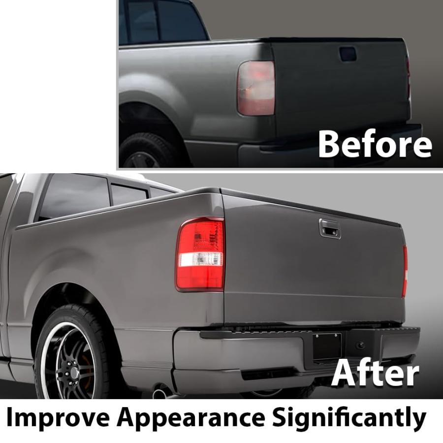【並行輸入品】 CHEDA Pair Tail Light w/o Bulbs Compatible with Ford F150 Lariatの画像