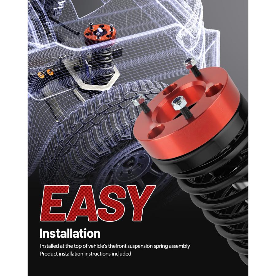 EVIL ENERGY 2.5インチ レベリングリフトキット 2.5インチ フロントサスペンションリフトキット 2004 2023 並行輸入品_9