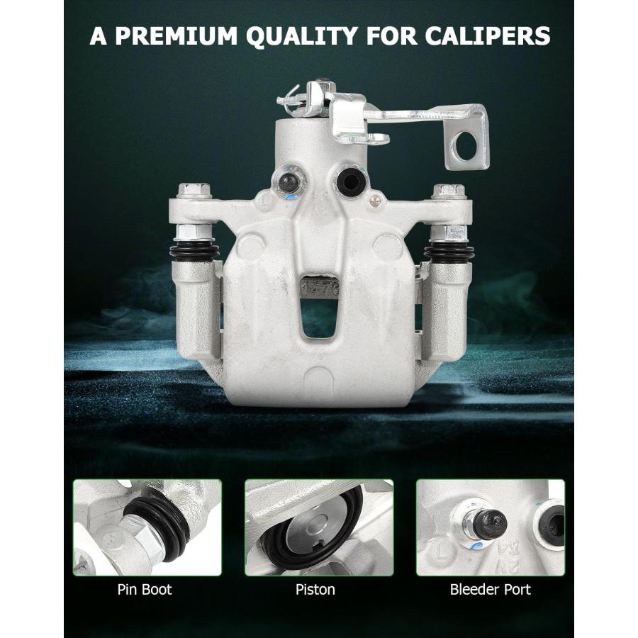 SCITOO Rear Left \u0026 Right Brake Caliper With Bracket 19B6789 19B6 並行輸入品の画像