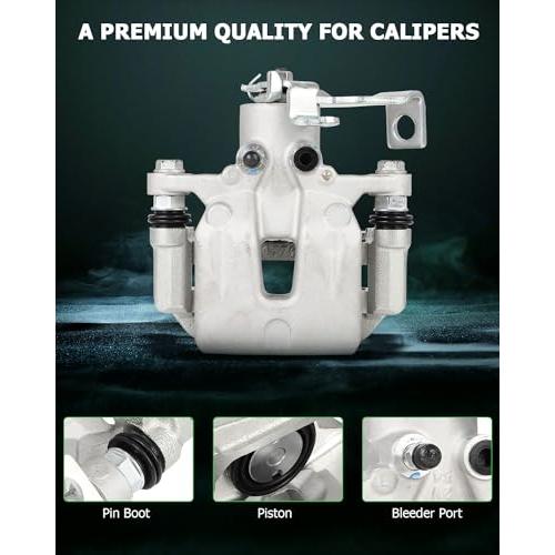 SCITOO Rear Left \u0026 Right Brake Caliper With Bracket 19B6789 19B6 並行輸入品の画像
