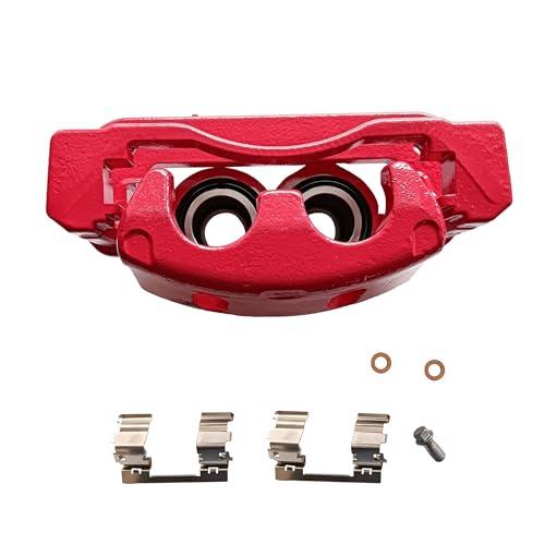 Pair Front Disc Brake Caliper High Temp Red Powder Coated Calipe 並行輸入品の画像