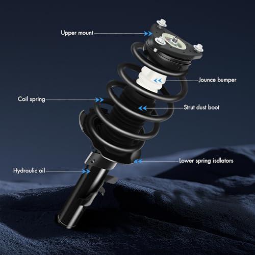 【並行輸入品】 ASAPE 2PCS Front Complete Struts Assembly w/Coil Spring Fit forの画像