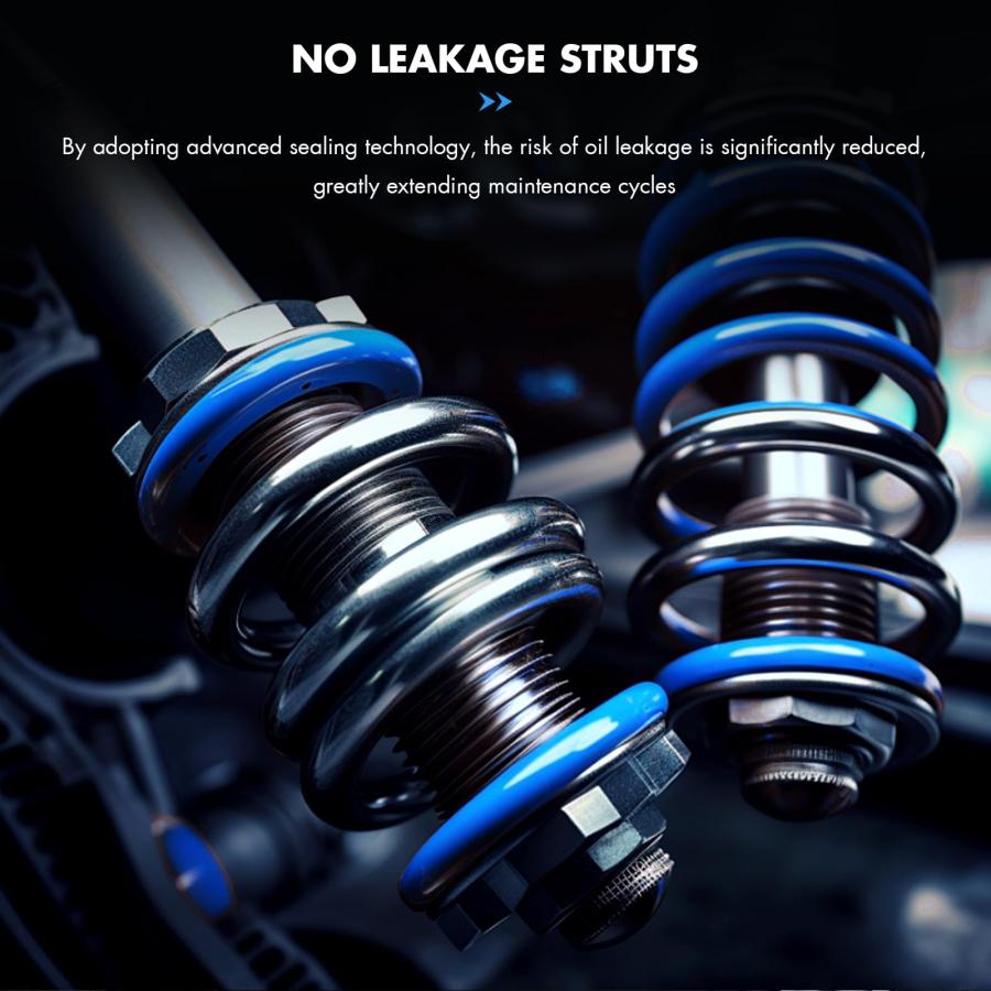 【並行輸入品】 ASAPE 2PCS Front Complete Struts Assembly w/Coil Spring Fit forの画像