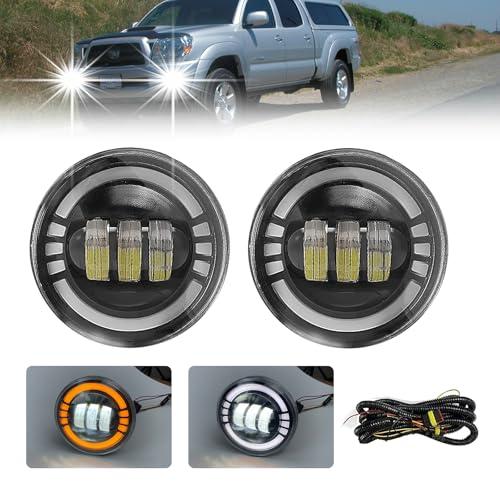 LED\u0026DRL Fog Lights Compatible with 2005 2011 Tacoma / 2007 2013  並行輸入品の画像