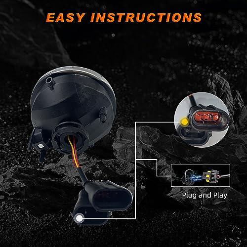 LED\u0026DRL Fog Lights Compatible with 2005 2011 Tacoma / 2007 2013  並行輸入品の画像