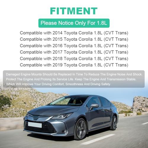JDMON エンジンモーターマウント&トランスミッションマウントキット 4個 交換用 トヨタ カローラ 1.8L Auto Tra 並行輸入品