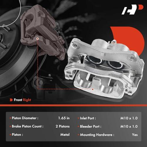 A Premium Front Right Disc Brake Caliper Assembly with Bracket C 並行輸入品の画像