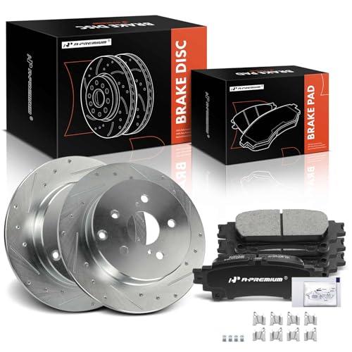 【並行輸入品】 A Premium 11.42 inch (290 mm) Rear Drilled and Slotted Disc Brakの画像