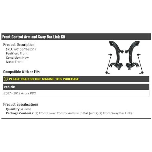 【並行輸入品】 Marketplace Auto Parts Front Lower Control Arm Ball Joint and_3