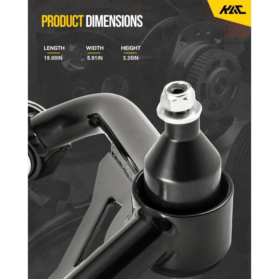 KAC フロント下部コンプリートコントロールアームアセンブリサスペンションキット ボールジョイント交換用キット Chrysle R 並行輸入品の画像