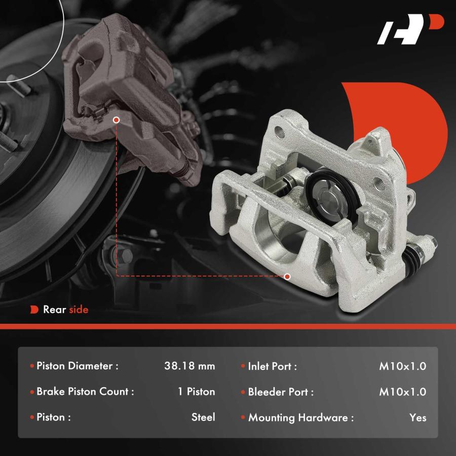 【並行輸入品】 A Premium Disc Brake Calipers Assembly with Bracket Compatible w_3
