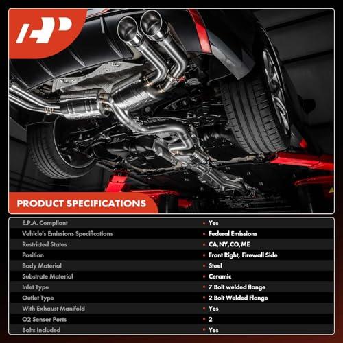 A Premium Front Right Exhaust Manifold Catalytic Converter Kit D 並行輸入品の画像