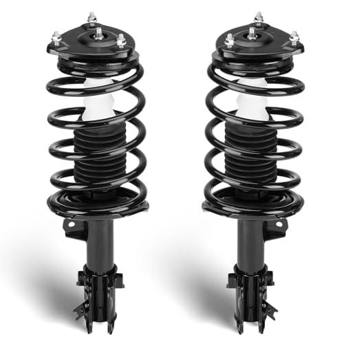 フロントコンプリートストラットアセンブリ コイルスプリングショックアブソーバー付き 2006 2011 Hyundai Accen 並行輸入品
