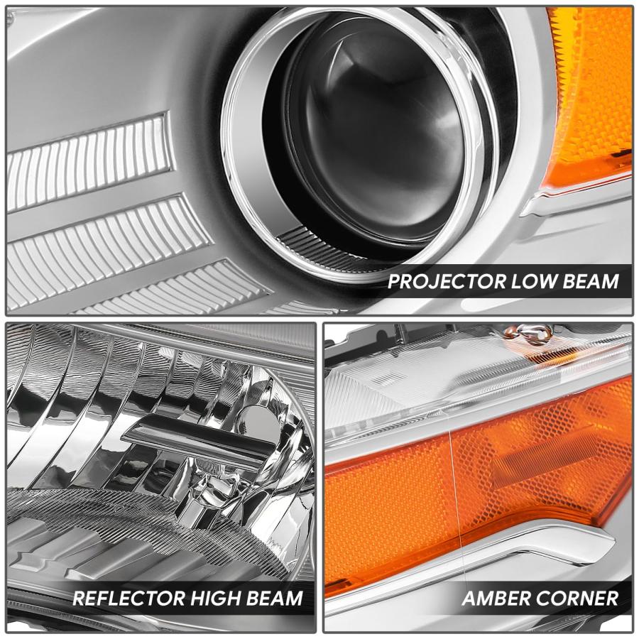 【並行輸入品】 DNA MOTORING Left OE Style Projector Headlight Compatible with 0の画像