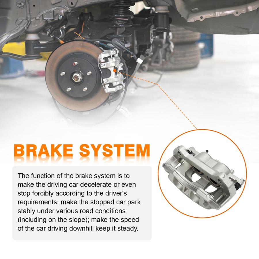 DRIVESTAR 18B5404 Front Right Brake Caliper Assembly， fit For Fo 並行輸入品_6