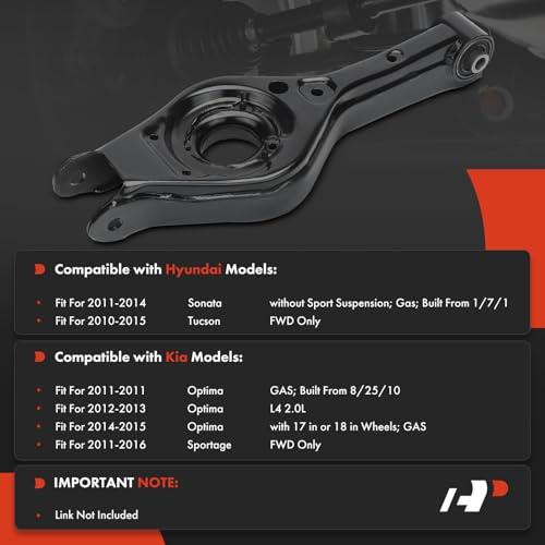 A Premium Rear Lower Control Arm with Bushing, Compatible with H 並行輸入品の画像