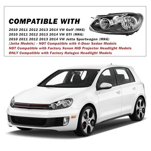 SOCKIR Halogen Headlight Assembly Compatible with 2010 2011 2012 並行輸入品の画像