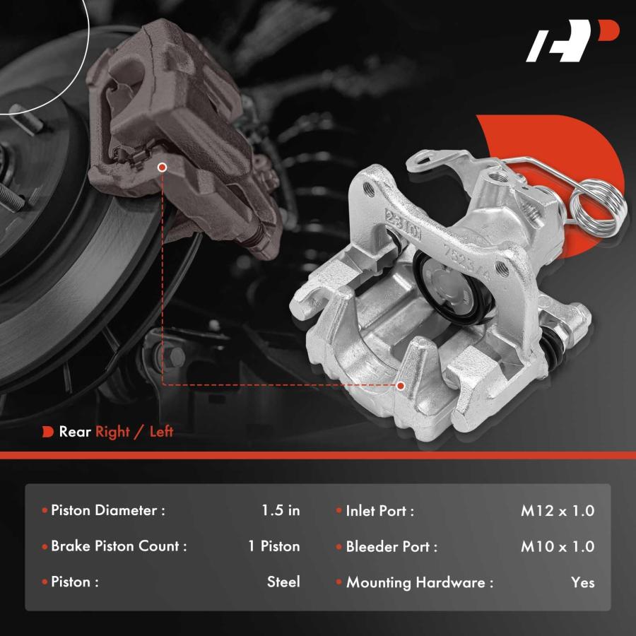 A Premium Disc Brake Caliper Assembly with Bracket Compatible wi 並行輸入品_3