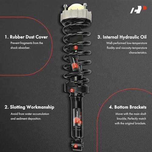 A Premium Rear Pair (2) Complete Strut and Coil Spring Assembly  並行輸入品の画像
