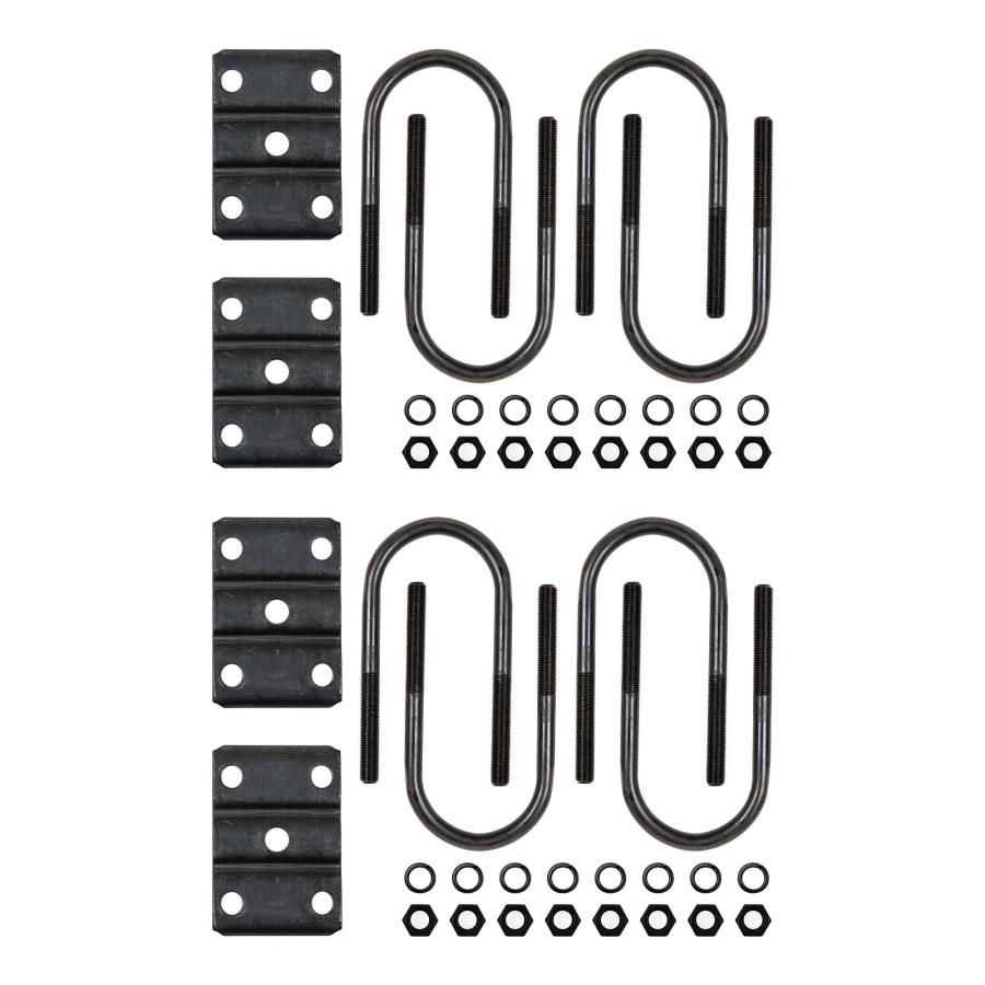 The Trailer Parts Outlet 9/16" Trailer U Bolt kit for 3" Tube 並行輸入品_2