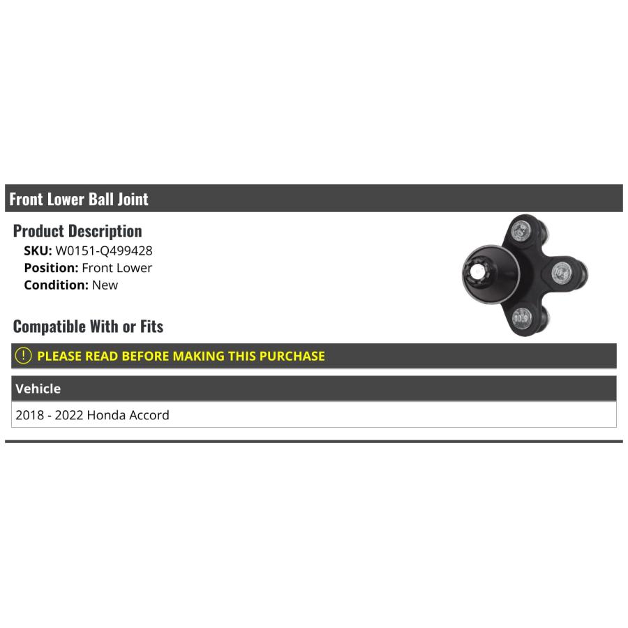 【並行輸入品】 Marketplace Auto Parts Front Lower Ball Joint   Compatible withの画像