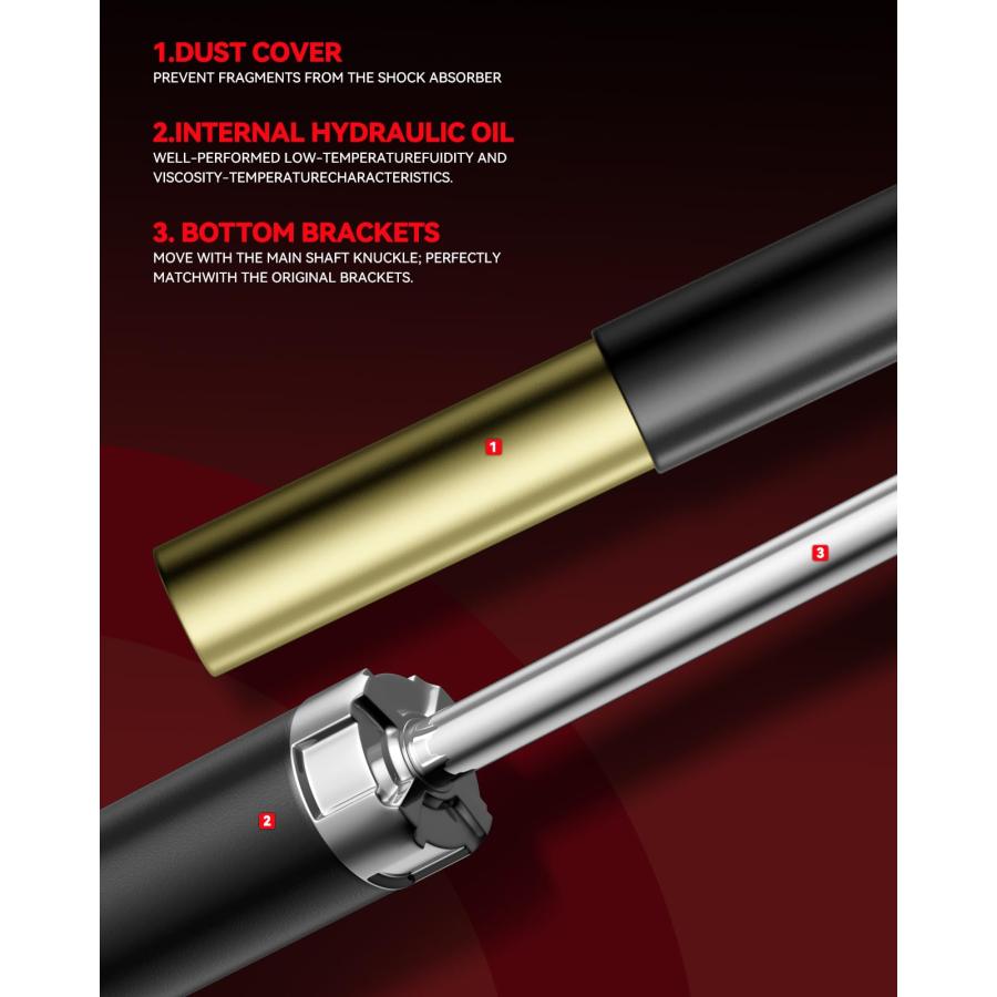 AUTOSITY Front Shocks Absorber Struts Replacement for 1999 2006  並行輸入品の画像