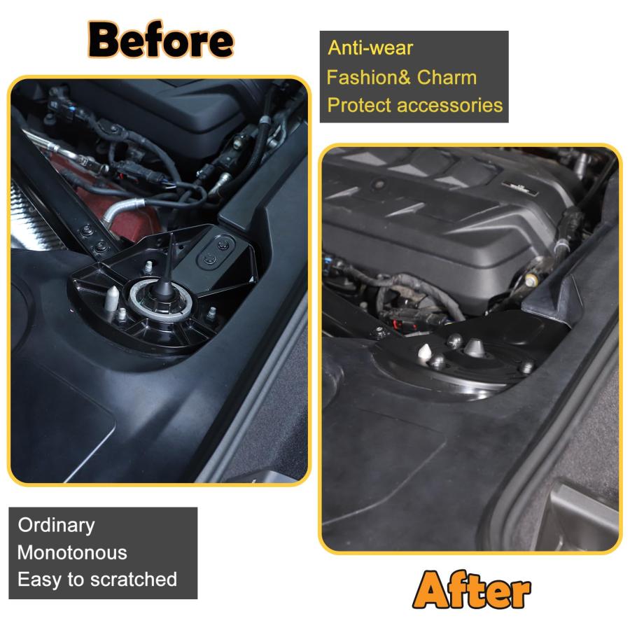 Rear Strut Tower Cover Compatible with Chevrolet Corvette C8 202 並行輸入品_3