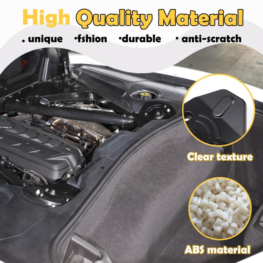 Rear Strut Tower Cover Compatible with Chevrolet Corvette C8 202 並行輸入品_6