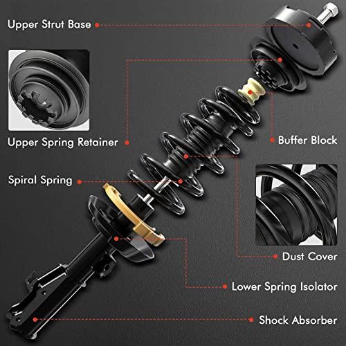 A Premium Front Pair (2) Complete Strut and Coil Spring Assembly 並行輸入品の画像