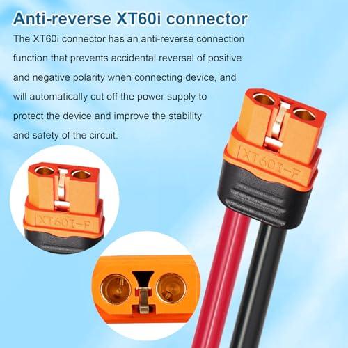 ソーラー→XT60iケーブル 10AWG 35フィート ソーラーパネル→XT60iアダプターコネクター XT60 【ラジオ】 並行輸入品