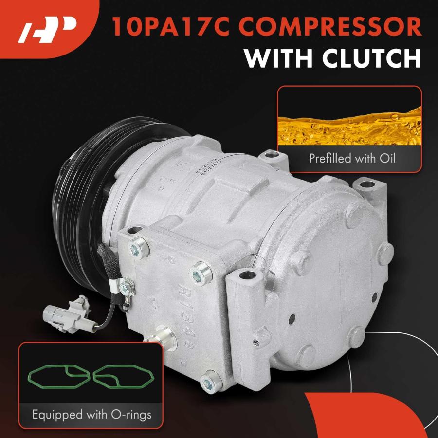 A Premium Air Conditioner AC Compressor with Clutch Compatible w 並行輸入品の画像