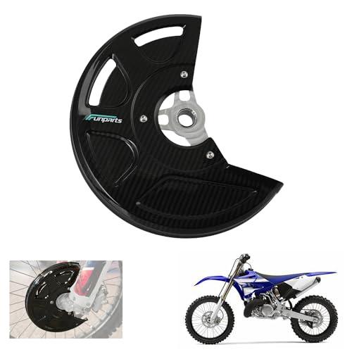 Funparts リアルカーボンファイバーダートバイクフロントブレーキディスクガード ブレーキローターキャリパーガードカバー 70 並行輸入品の画像