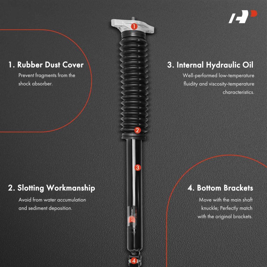 A Premium Rear Pair (2) Shock Absorber Compatible with Honda Acc 並行輸入品の画像
