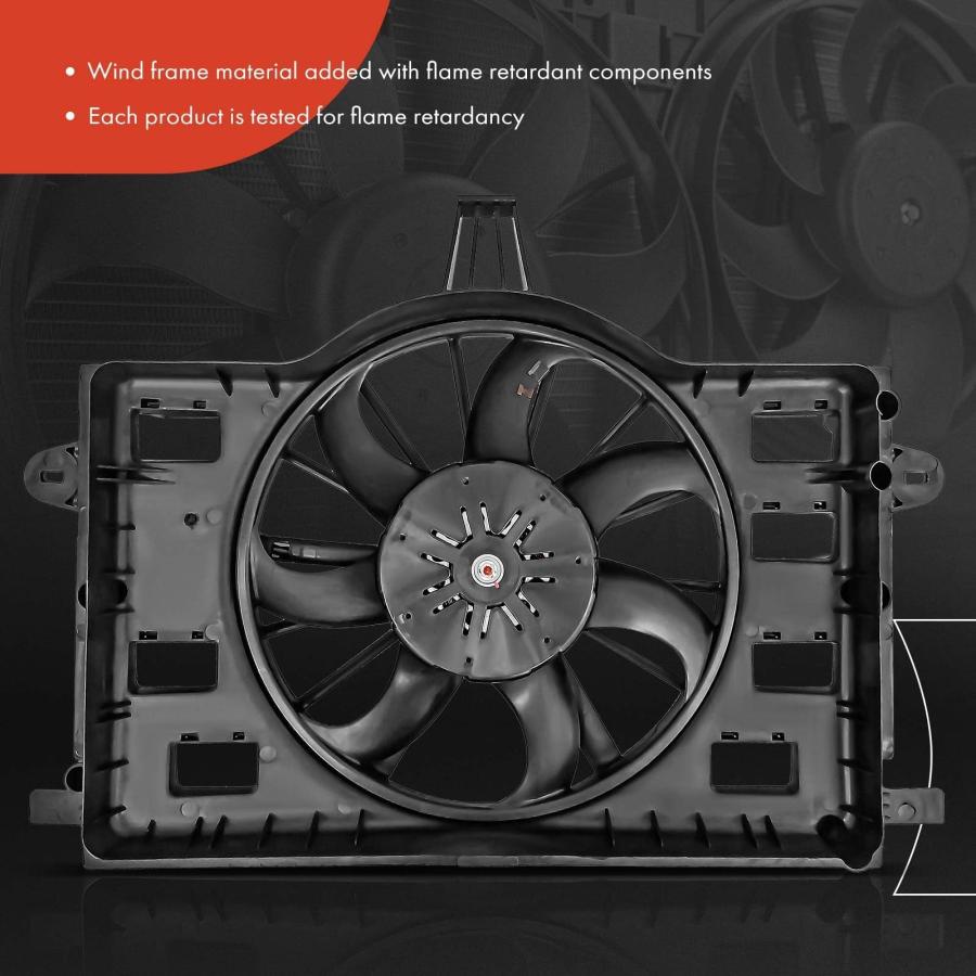 A Premium Engine Radiator Cooling Fan Assembly with Brushless Mo 並行輸入品の画像